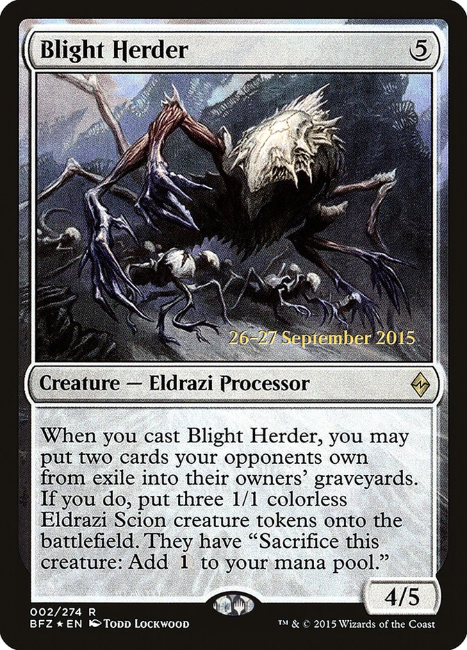 Blight Herder  [Battle for Zendikar Prerelease Promos] | Nerdhalla Games