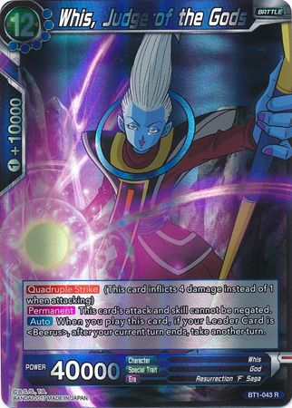 Whis, Judge of the Gods [BT1-043] | Nerdhalla Games