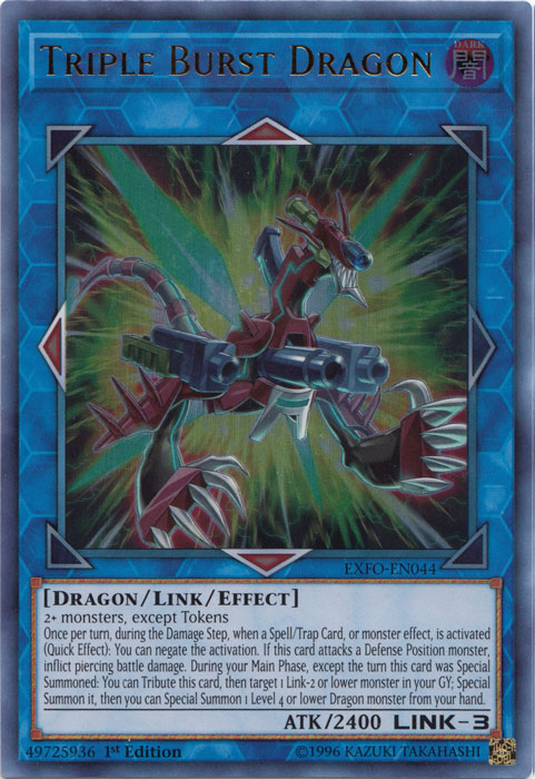 Triple Burst Dragon [EXFO-EN044] Ultra Rare | Nerdhalla Games