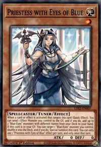 Priestess with Eyes of Blue [LDS2-EN007] Common | Nerdhalla Games