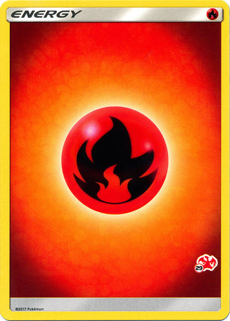 Fire Energy (Charizard Stamp #29) [Battle Academy 2020] | Nerdhalla Games