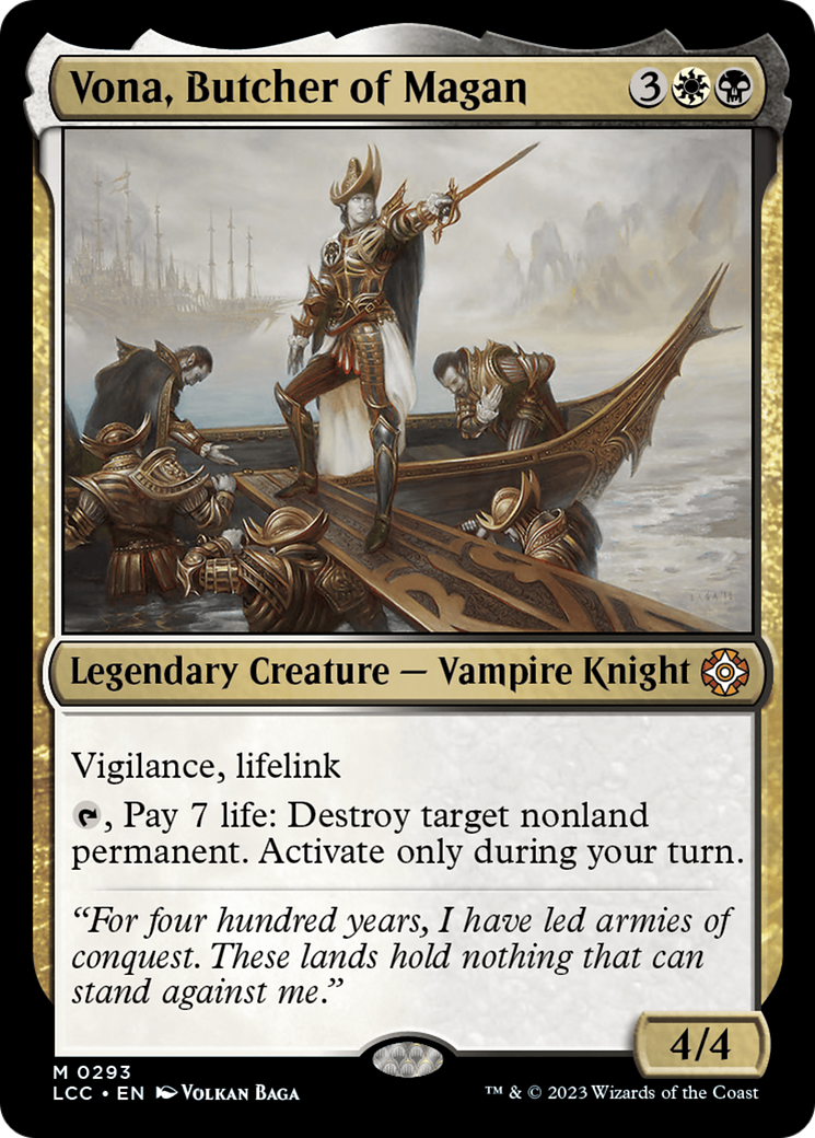 Vona, Butcher of Magan [The Lost Caverns of Ixalan Commander] | Nerdhalla Games