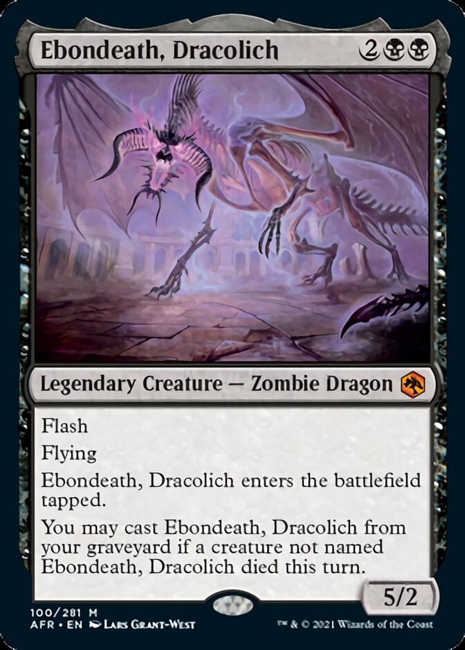 Ebondeath, Dracolich [Dungeons & Dragons: Adventures in the Forgotten Realms] | Nerdhalla Games