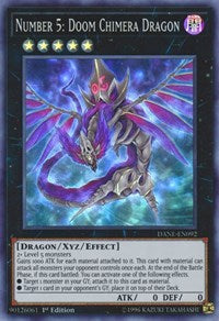 Number 5: Doom Chimera Dragon [DANE-EN092] Super Rare | Nerdhalla Games