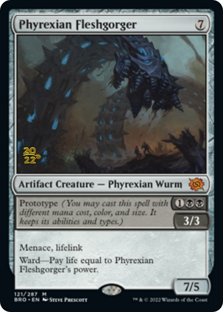 Phyrexian Fleshgorger [The Brothers' War: Prerelease Promos] | Nerdhalla Games