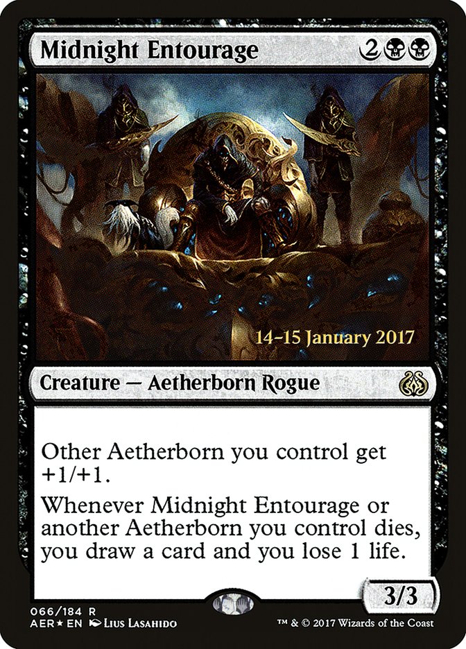 Midnight Entourage  [Aether Revolt Prerelease Promos] | Nerdhalla Games