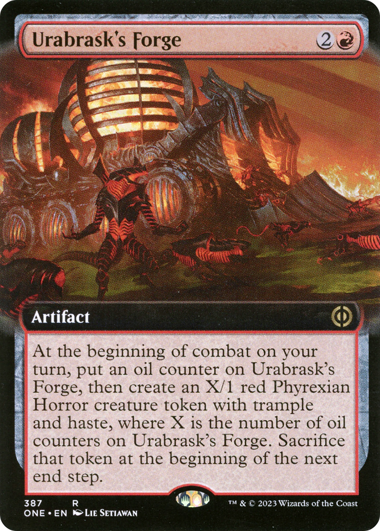 Urabrask's Forge (Extended Art) [Phyrexia: All Will Be One] | Nerdhalla Games