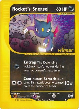 Rocket's Sneasel (5) (Jumbo Card) [Best of Promos] | Nerdhalla Games