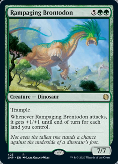 Rampaging Brontodon [Jumpstart] | Nerdhalla Games