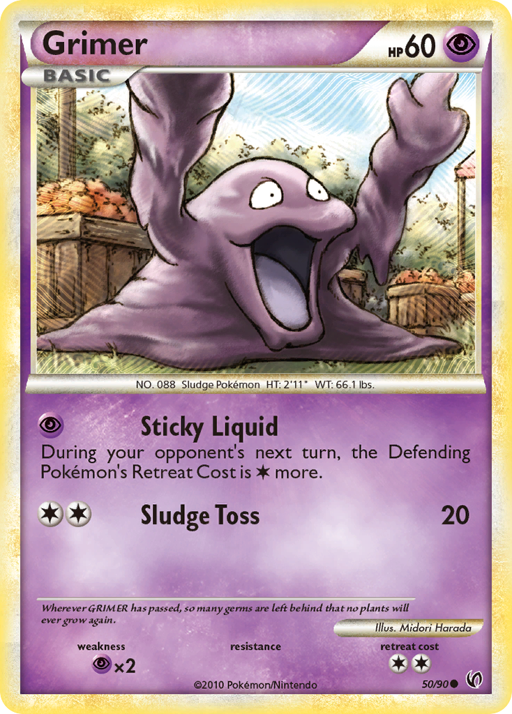 Grimer (50/90) [HeartGold & SoulSilver: Undaunted] | Nerdhalla Games