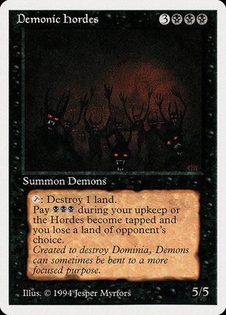 Demonic Hordes [Summer Magic / Edgar] | Nerdhalla Games