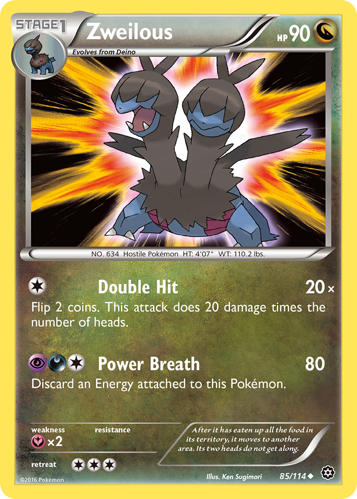 Zweilous (85/114) [XY: Steam Siege] | Nerdhalla Games