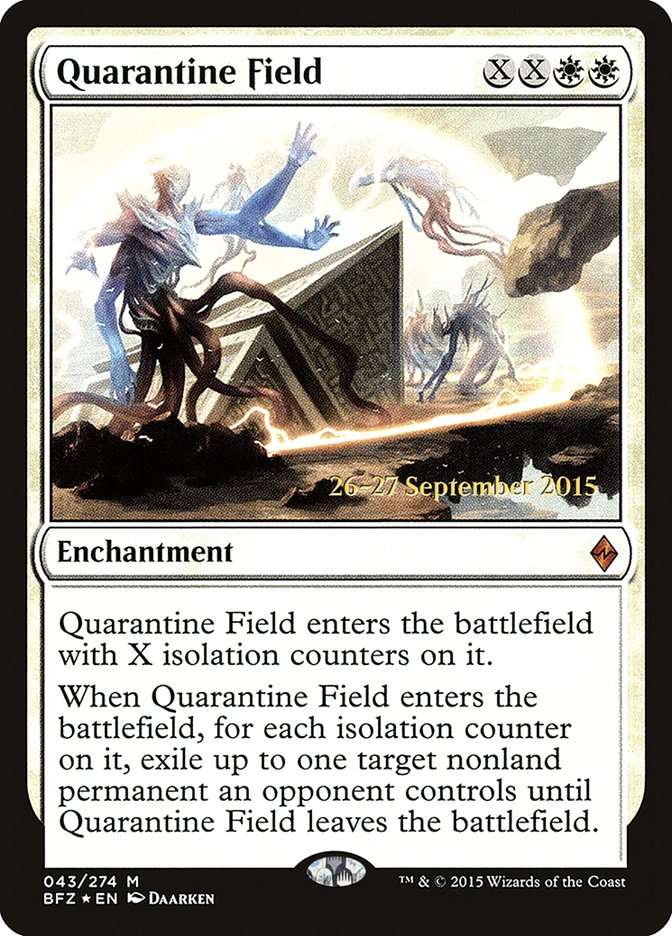 Quarantine Field  [Battle for Zendikar Prerelease Promos] | Nerdhalla Games