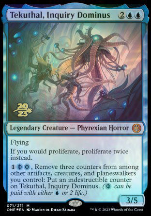 Tekuthal, Inquiry Dominus [Phyrexia: All Will Be One Prerelease Promos] | Nerdhalla Games