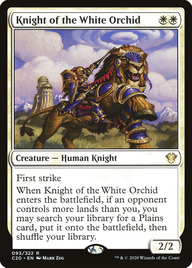 Knight of the White Orchid [Commander 2020] | Nerdhalla Games