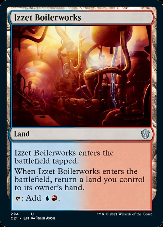 Izzet Boilerworks [Commander 2021] | Nerdhalla Games