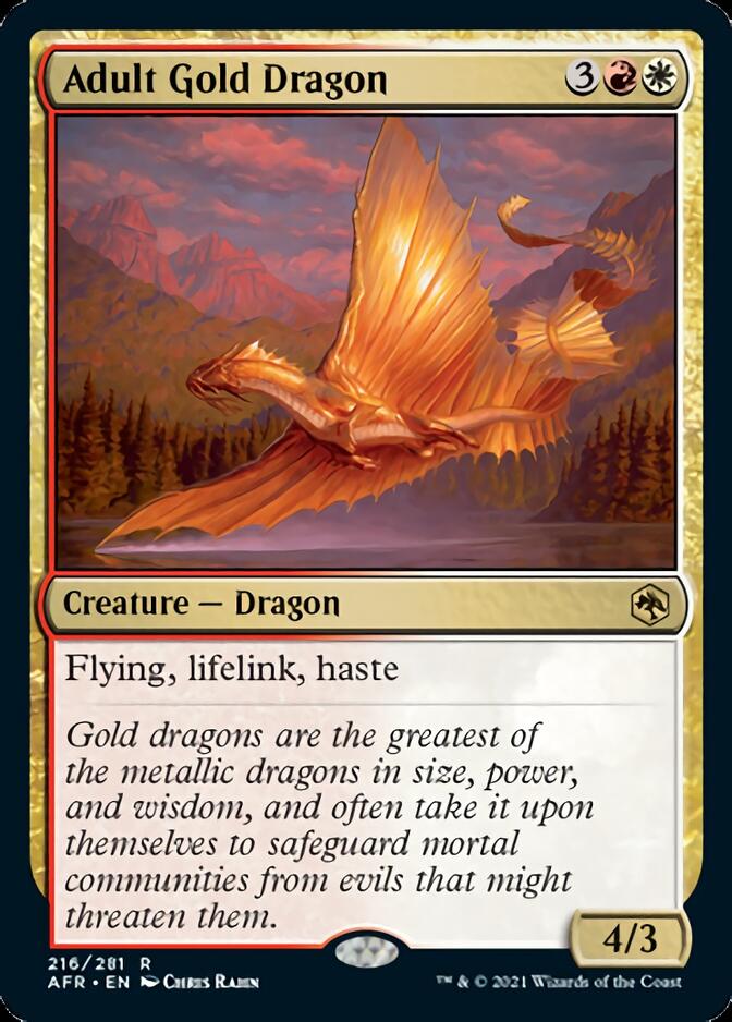 Adult Gold Dragon [Dungeons & Dragons: Adventures in the Forgotten Realms] | Nerdhalla Games