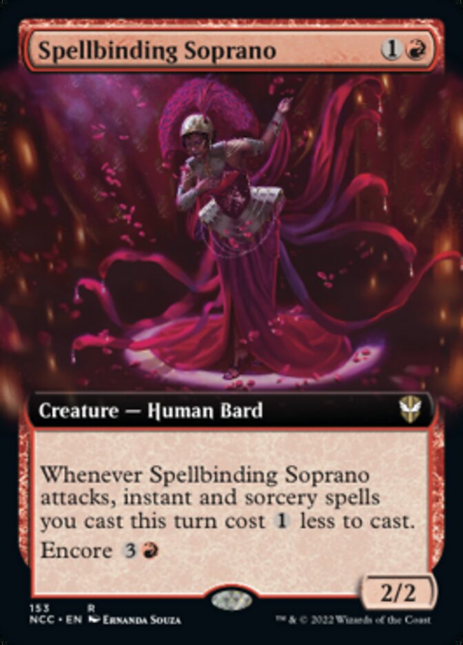 Spellbinding Soprano (Extended Art) [Streets of New Capenna Commander] | Nerdhalla Games