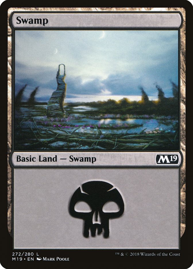 Swamp (272) [Core Set 2019] | Nerdhalla Games