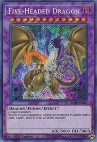 Five-Headed Dragon [BLHR-EN000] Secret Rare | Nerdhalla Games