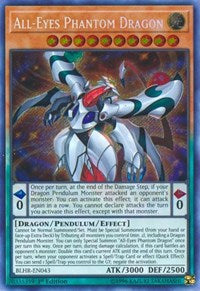 All-Eyes Phantom Dragon [BLHR-EN043] Secret Rare | Nerdhalla Games