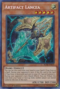 Artifact Lancea [BLHR-EN079] Secret Rare | Nerdhalla Games