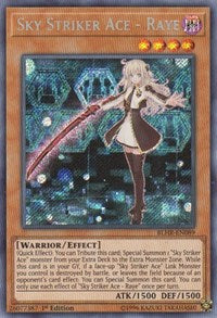 Sky Striker Ace - Raye [BLHR-EN089] Secret Rare | Nerdhalla Games