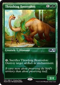 Thrashing Brontodon [Promo Pack: Core Set 2020] | Nerdhalla Games