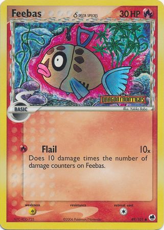 Feebas (49/101) (Delta Species) (Stamped) [EX: Dragon Frontiers] | Nerdhalla Games