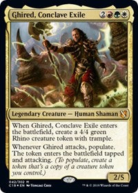 Ghired, Conclave Exile (Commander 2019) [Oversize Cards] | Nerdhalla Games