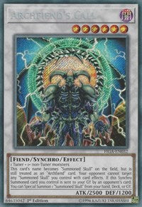 Archfiend's Call [FIGA-EN032] Secret Rare | Nerdhalla Games