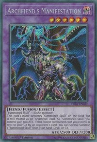 Archfiend's Manifestation [FIGA-EN034] Secret Rare | Nerdhalla Games