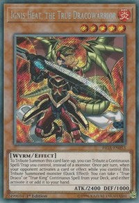 Ignis Heat, the True Dracowarrior [FIGA-EN053] Secret Rare | Nerdhalla Games