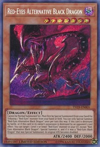 Red-Eyes Alternative Black Dragon [TN19-EN005] Prismatic Secret Rare | Nerdhalla Games