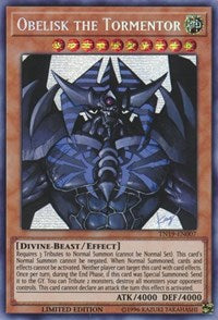 Obelisk the Tormentor [TN19-EN007] Prismatic Secret Rare | Nerdhalla Games