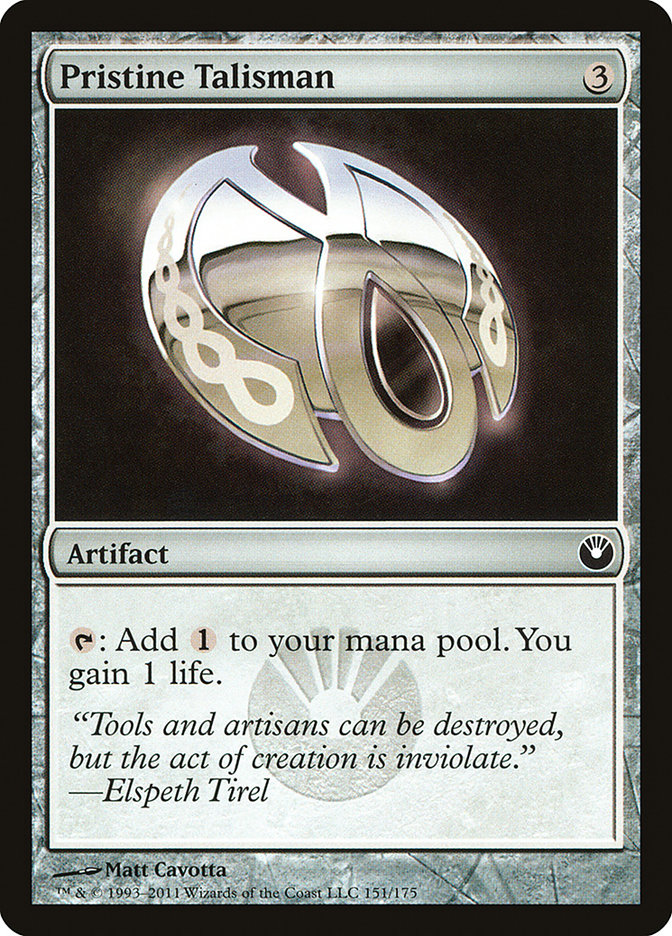 Pristine Talisman (Game Day) [New Phyrexia Promos] | Nerdhalla Games