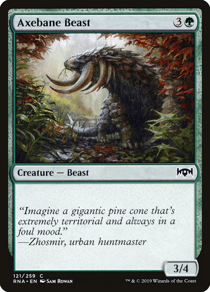 Axebane Beast [Ravnica Allegiance] | Nerdhalla Games