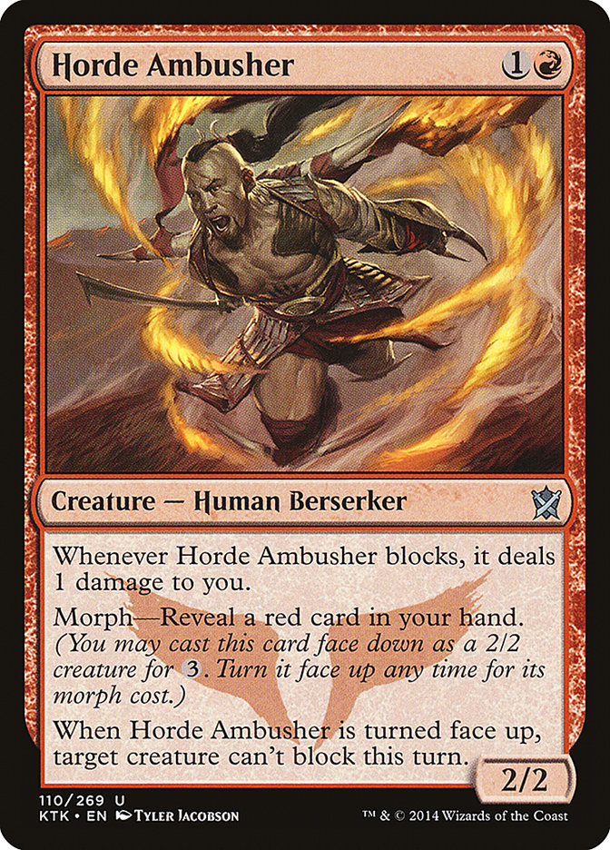 Horde Ambusher [Khans of Tarkir] | Nerdhalla Games