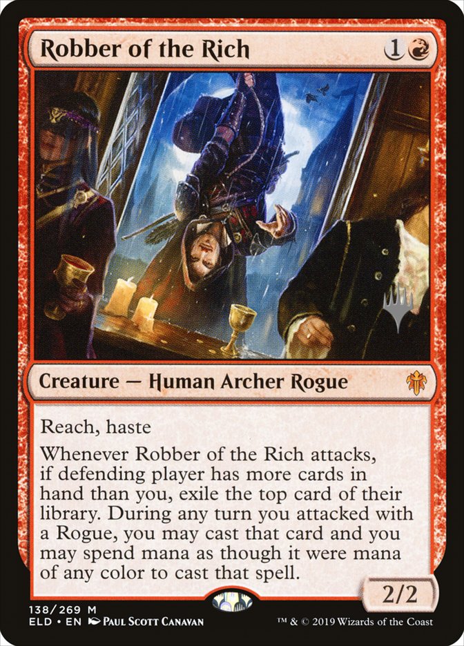 Robber of the Rich (Promo Pack) [Throne of Eldraine Promos] | Nerdhalla Games