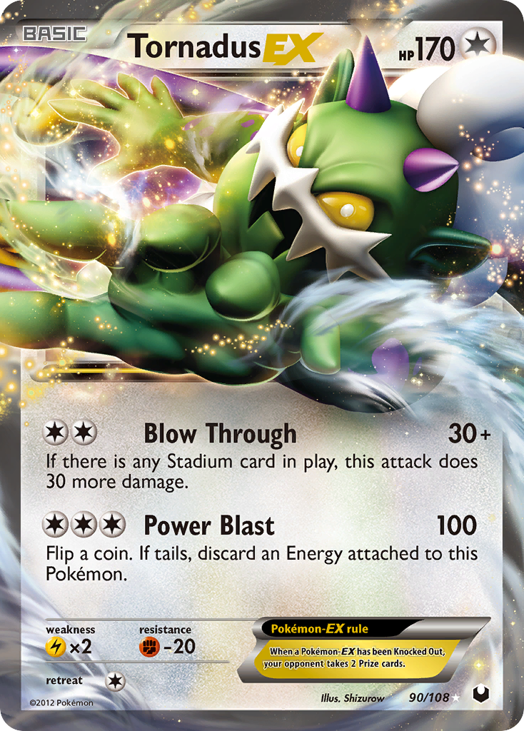 Tornadus EX (90/108) [Black & White: Dark Explorers] | Nerdhalla Games