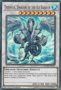 Trishula, Dragon of the Ice Barrier [DUDE-EN014] Ultra Rare | Nerdhalla Games