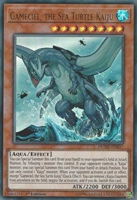 Gameciel, the Sea Turtle Kaiju [DUDE-EN037] Ultra Rare | Nerdhalla Games