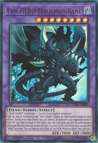 Evil HERO Malicious Bane [LED5-EN012] Ultra Rare | Nerdhalla Games