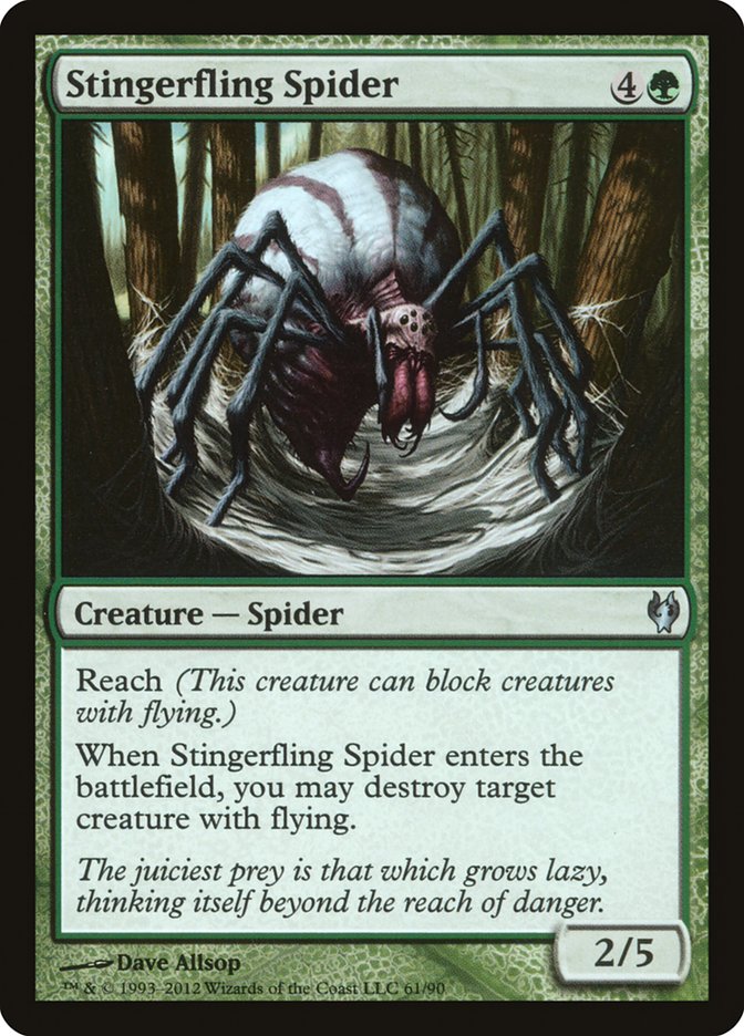 Stingerfling Spider [Duel Decks: Izzet vs. Golgari] | Nerdhalla Games