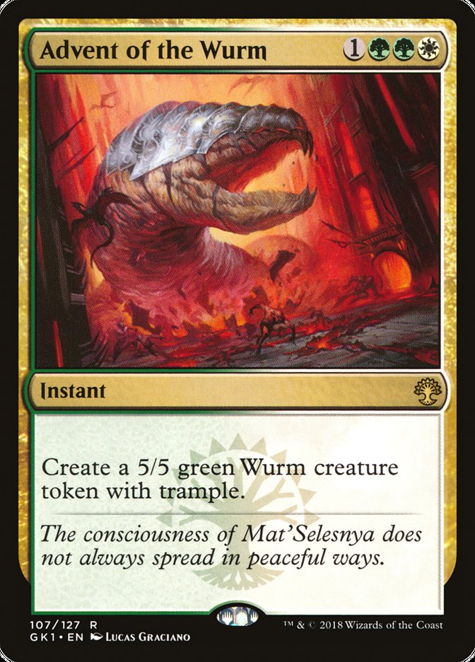 Advent of the Wurm [Guilds of Ravnica Guild Kit] | Nerdhalla Games