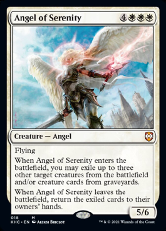 Angel of Serenity [Kaldheim Commander] | Nerdhalla Games