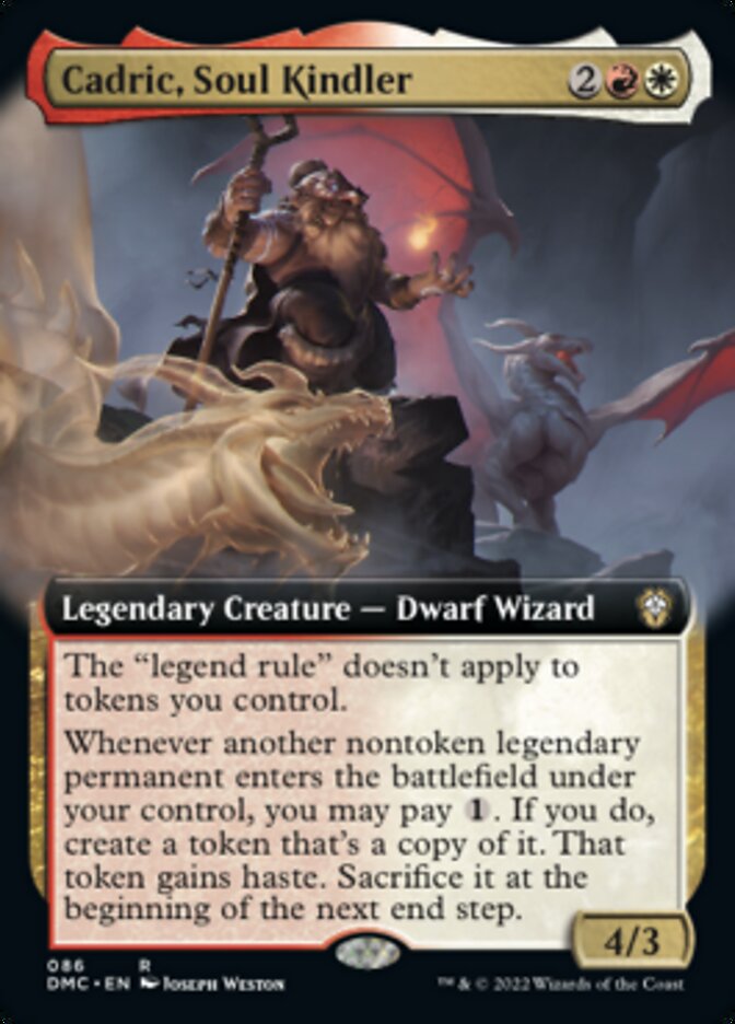 Cadric, Soul Kindler (Extended Art) [Dominaria United Commander] | Nerdhalla Games