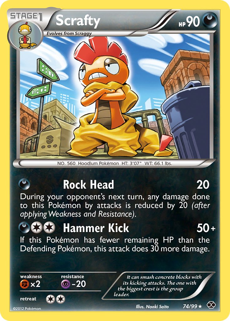 Scrafty (74/99) (Theme Deck Exclusive) [Black & White: Next Destinies] | Nerdhalla Games