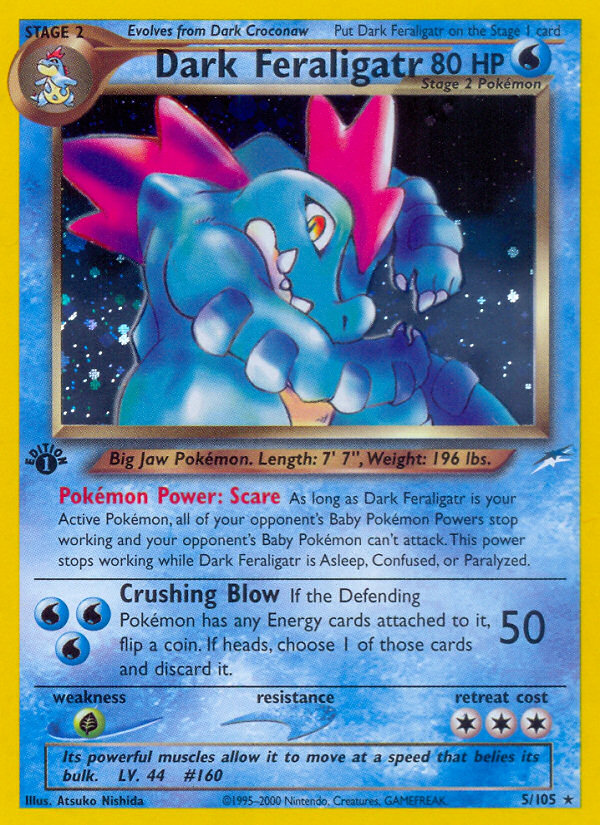 Dark Feraligatr (5/105) [Neo Destiny 1st Edition] | Nerdhalla Games