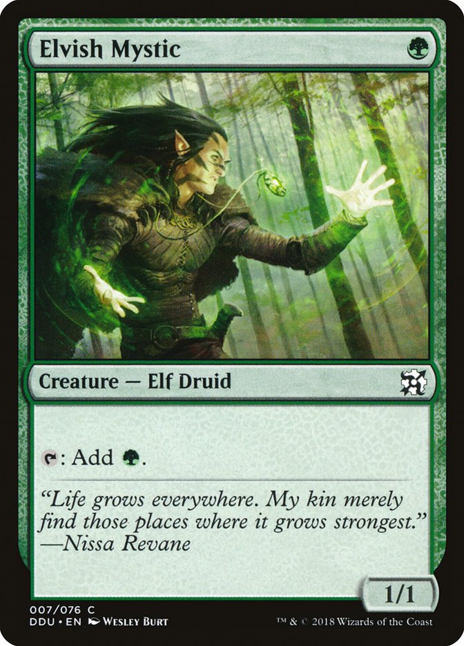 Elvish Mystic [Duel Decks: Elves vs. Inventors] | Nerdhalla Games